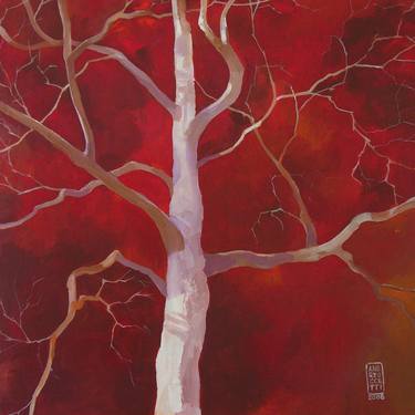 Print of Figurative Tree Paintings by Alessandro Andreuccetti