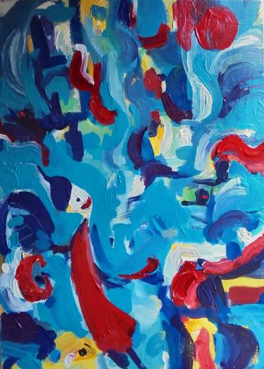 Print of Abstract Paintings by Koraljka Polacek