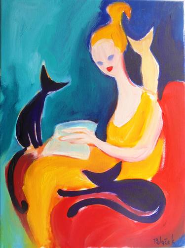 Print of Expressionism Animal Paintings by Koraljka Polacek