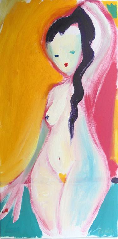 Original Abstract Expressionism Erotic Paintings by Koraljka Polacek