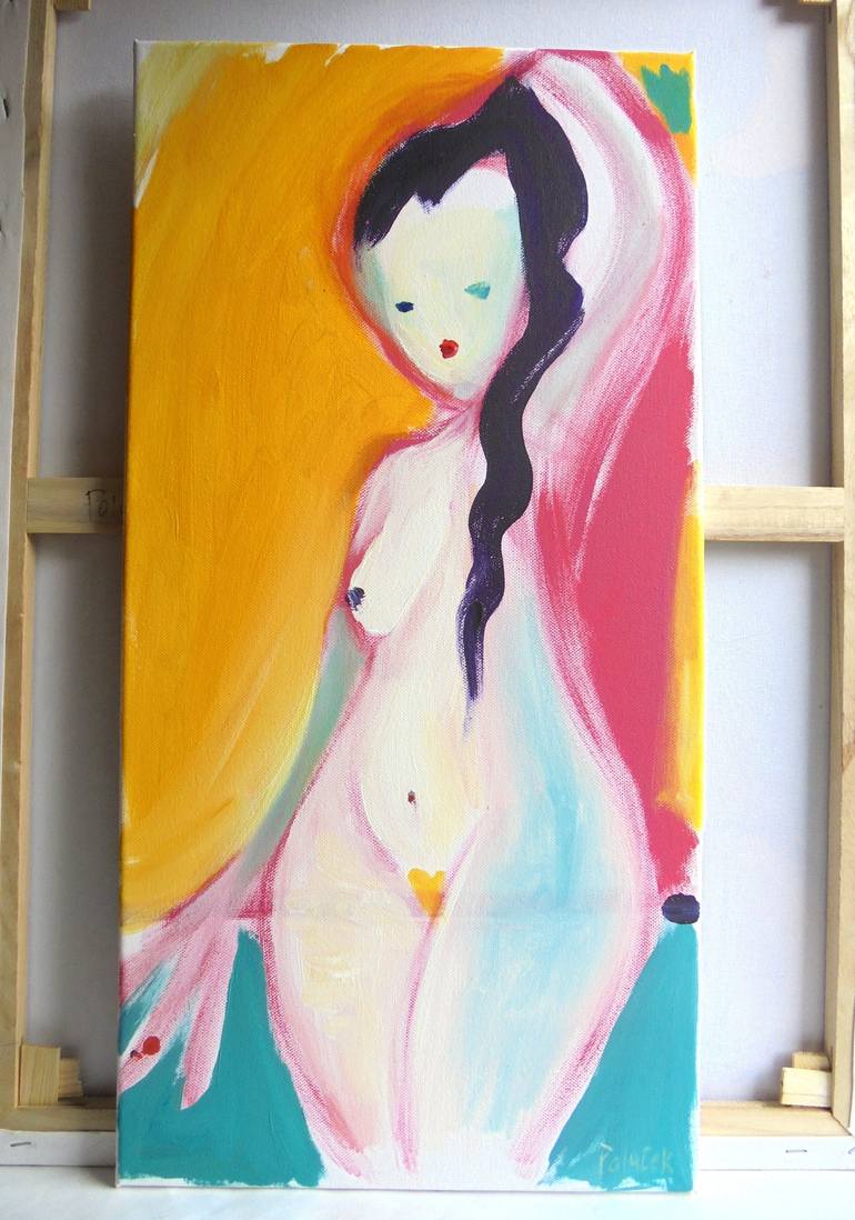 Original Erotic Painting by Koraljka Polacek
