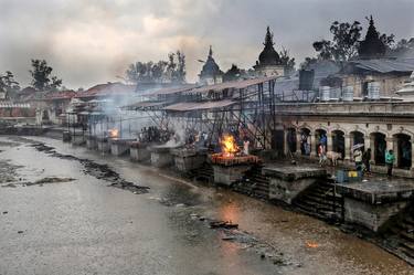 Cremations on a Wet Afternoon, Kathmandu thumb