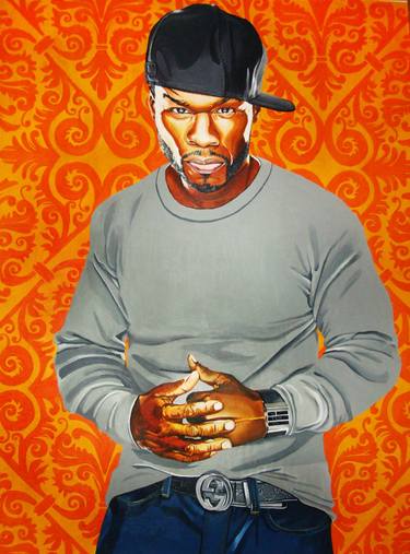 50 Cent Portrait Sold Painting By Ra Paints Saatchi Art
