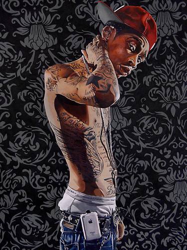 Wiz Khalifa Portrait Painting By Ra Paints Saatchi Art