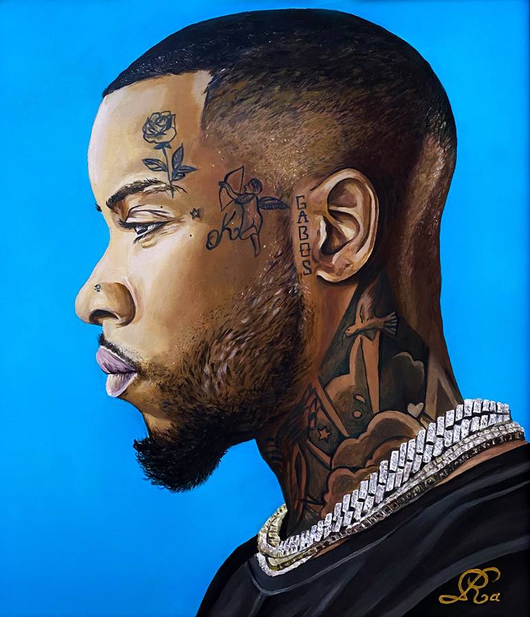 Tory Lanez Portrait Painting by Rá Paints Saatchi Art