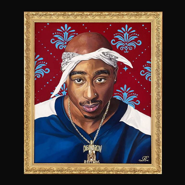 Tupac Shakur 2pac Portrait Painting By Ra Paints Saatchi Art