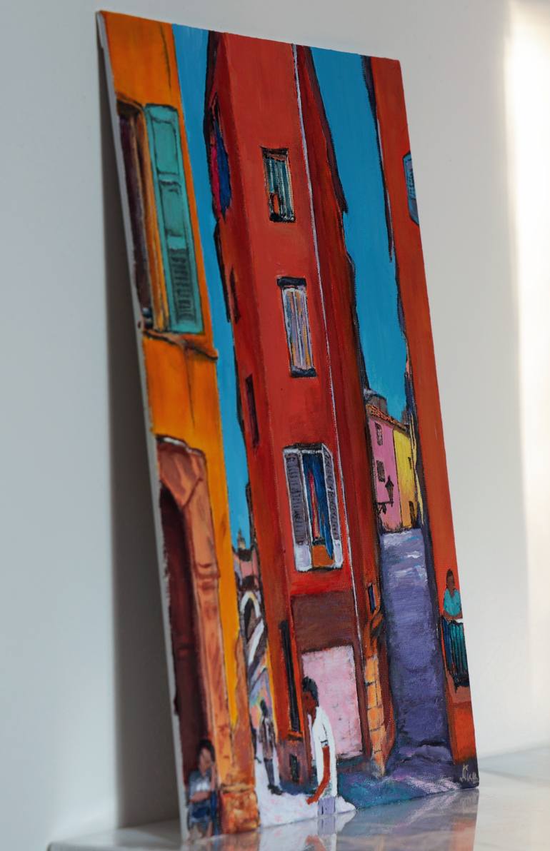 Original Impressionism Cities Painting by Alla Simutina
