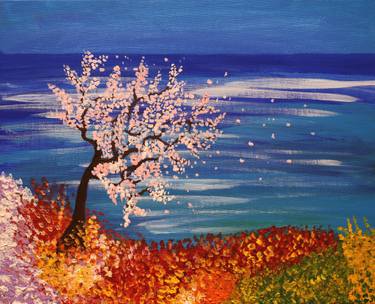 Original Figurative Landscape Painting by Nekofenix Milena