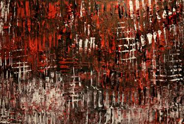 Original Abstract Patterns Painting by Nekofenix Milena