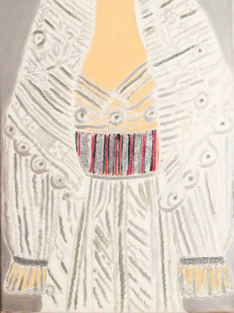 Woman Wearing Traditional Costume, Agnone, Molise, Italy Painting by  Emanuela Di Filippo | Saatchi Art, image size:770x1028