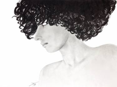 Original Fine Art Women Drawings by Sofia 