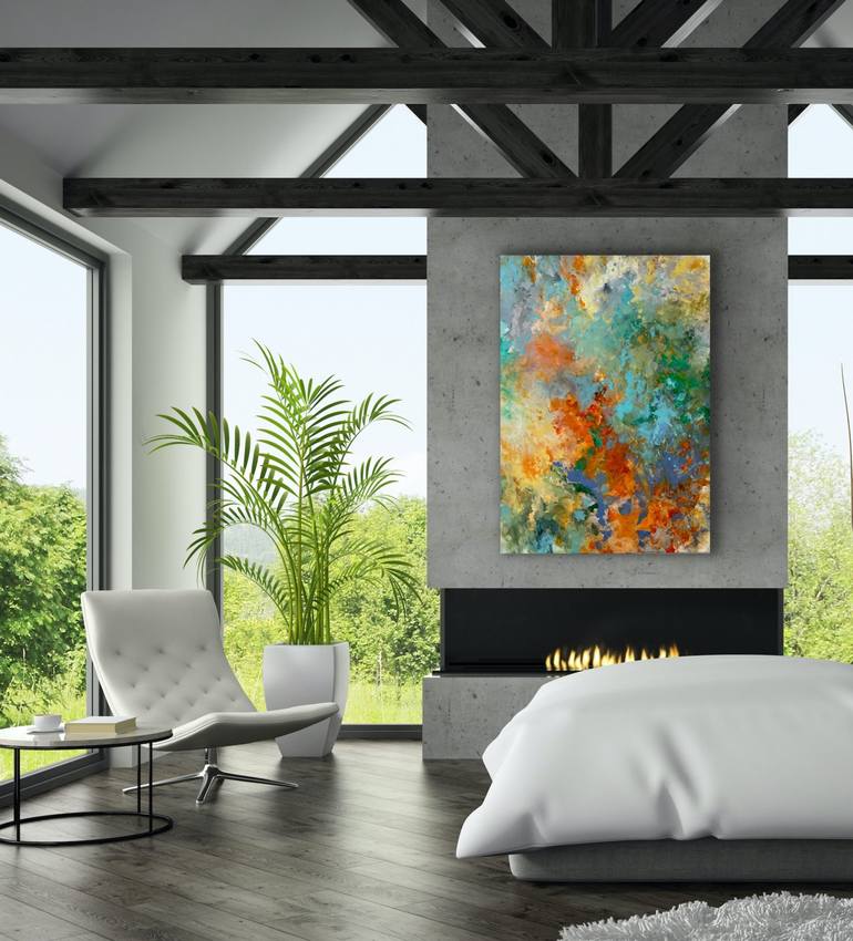 Original Abstract Painting by Miri Baruch