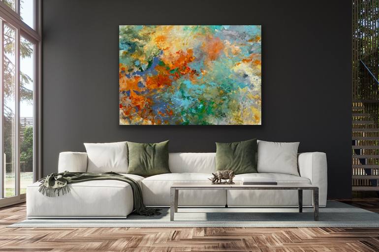 Original Conceptual Abstract Painting by Miri Baruch