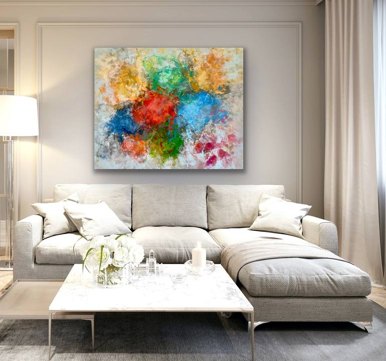 Original Abstract Painting by Miri Baruch