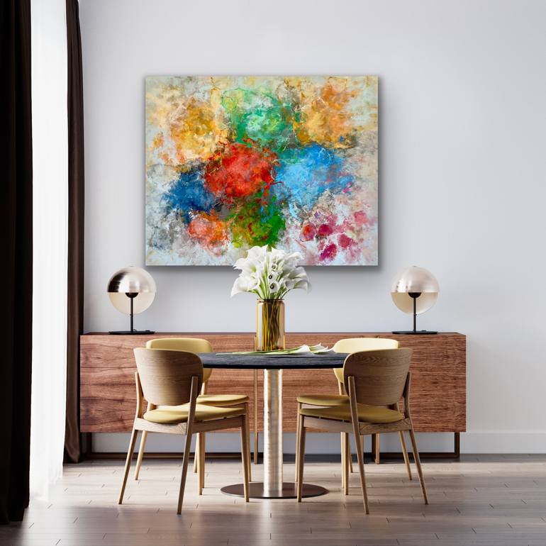 Original Abstract Painting by Miri Baruch