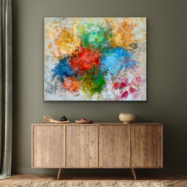 Original Abstract Painting by Miri Baruch