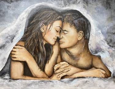 Original Love Paintings by Miri Baruch