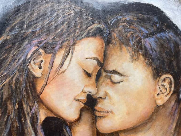 Original Love Painting by Miri Baruch