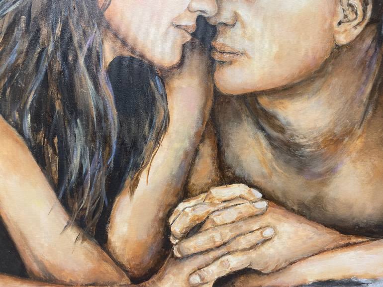Original Love Painting by Miri Baruch