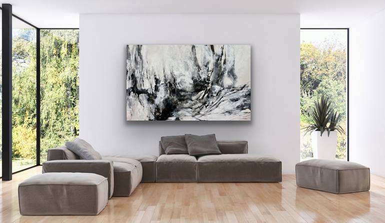 Original Conceptual Abstract Painting by Miri Baruch