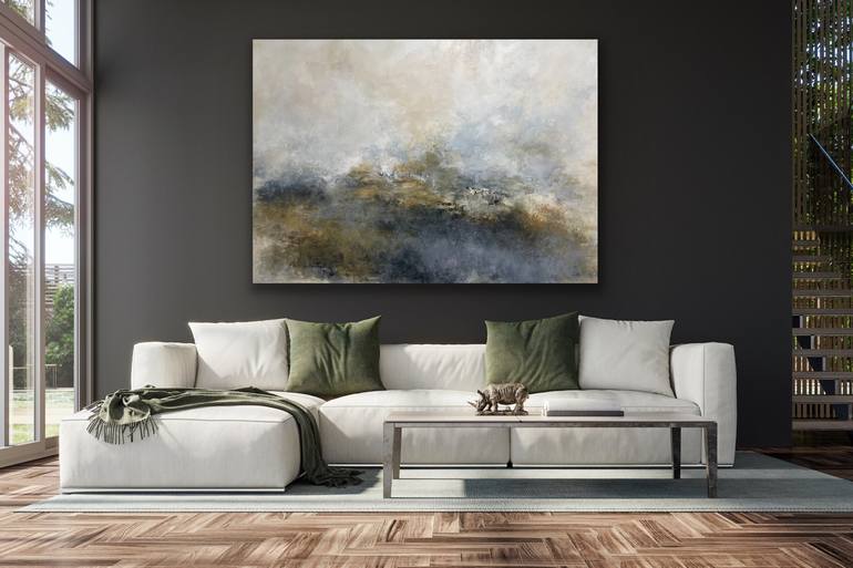 Original Landscape Abstract Painting by Miri Baruch