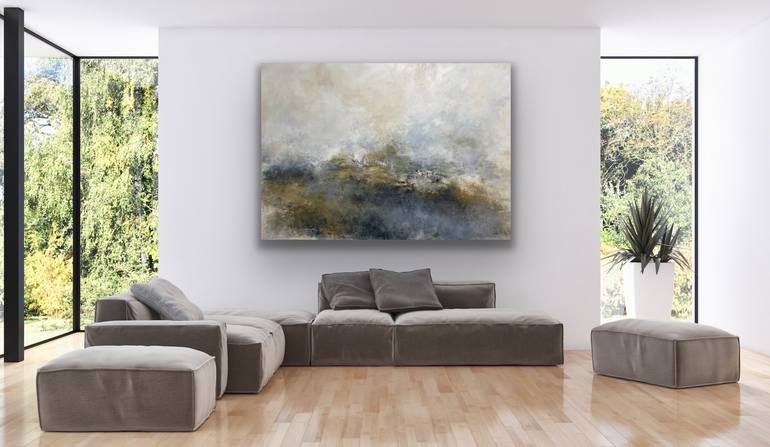 Original Landscape Abstract Painting by Miri Baruch