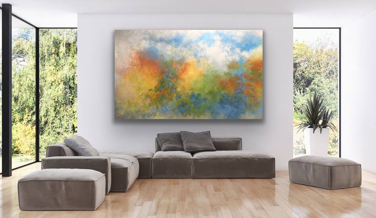 Original Extra Large Abstract Painting by Miri Baruch