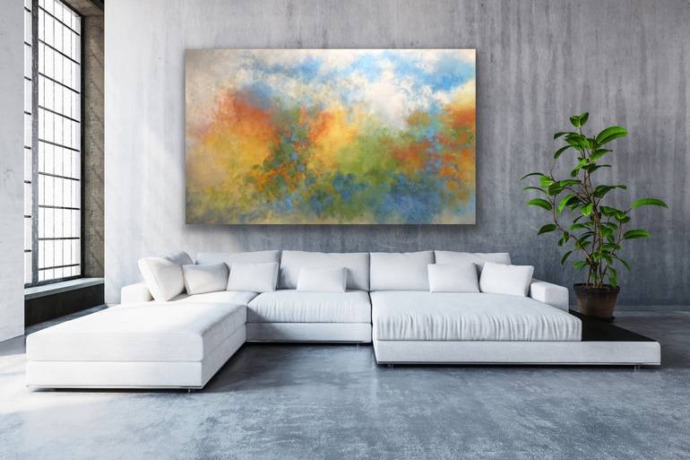 Original Extra Large Abstract Painting by Miri Baruch