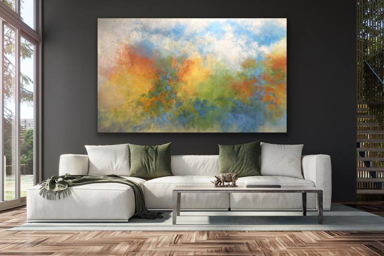 Original Extra Large Abstract Painting by Miri Baruch