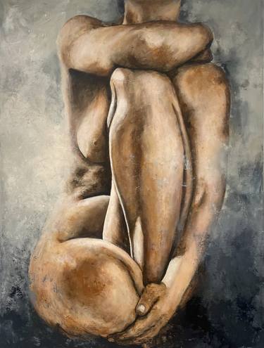 Original Figurative Nude Paintings by Miri Baruch