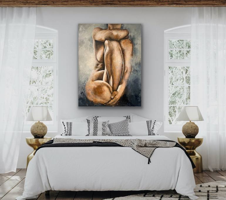 Original Nude Painting by Miri Baruch