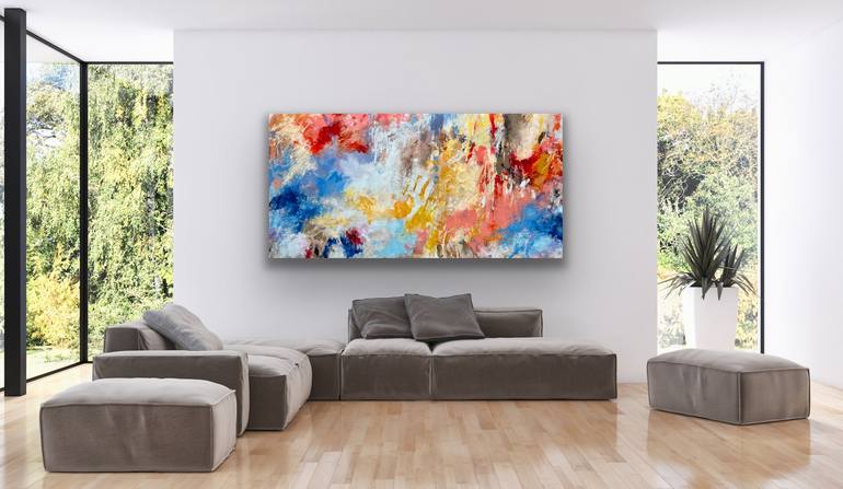 Original Abstract Painting by Miri Baruch