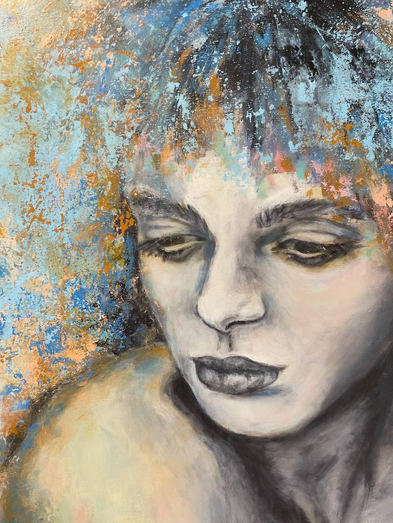 Original Figurative Women Painting by Miri Baruch