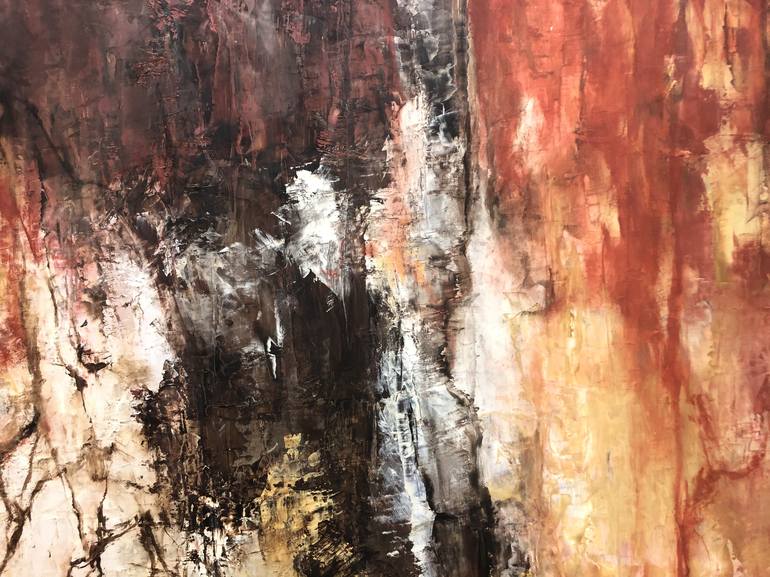 Original Abstract Expressionism Abstract Painting by Miri Baruch