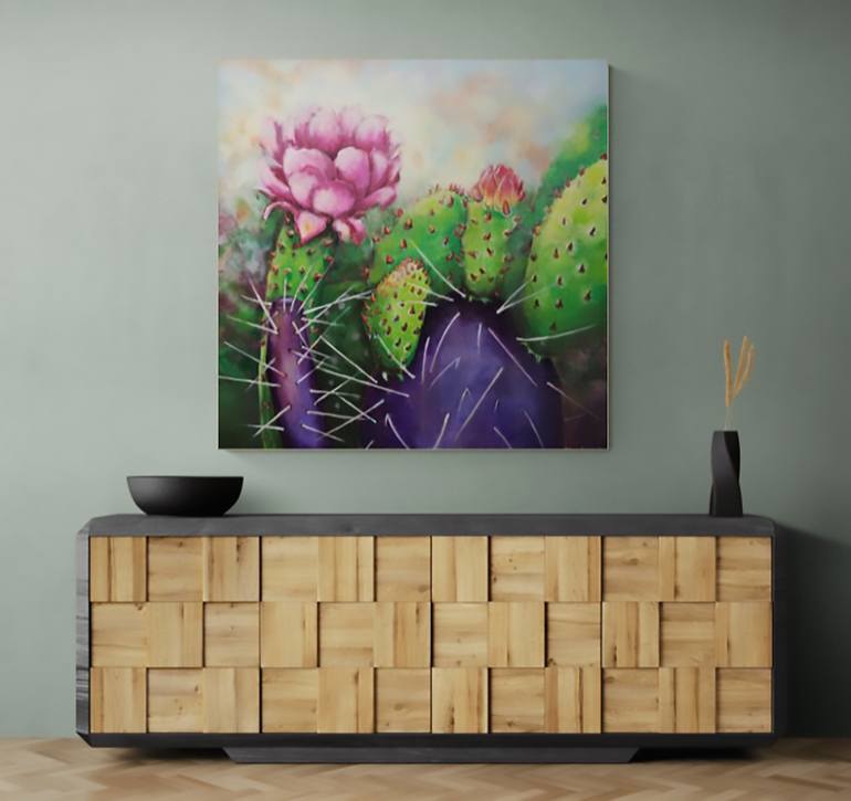 Original Figurative Botanic Painting by Miri Baruch