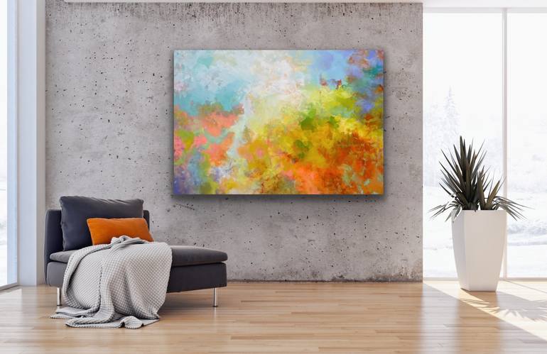 Original Abstract Painting by Miri Baruch