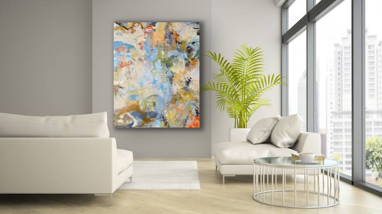 Original Abstract Painting by Miri Baruch