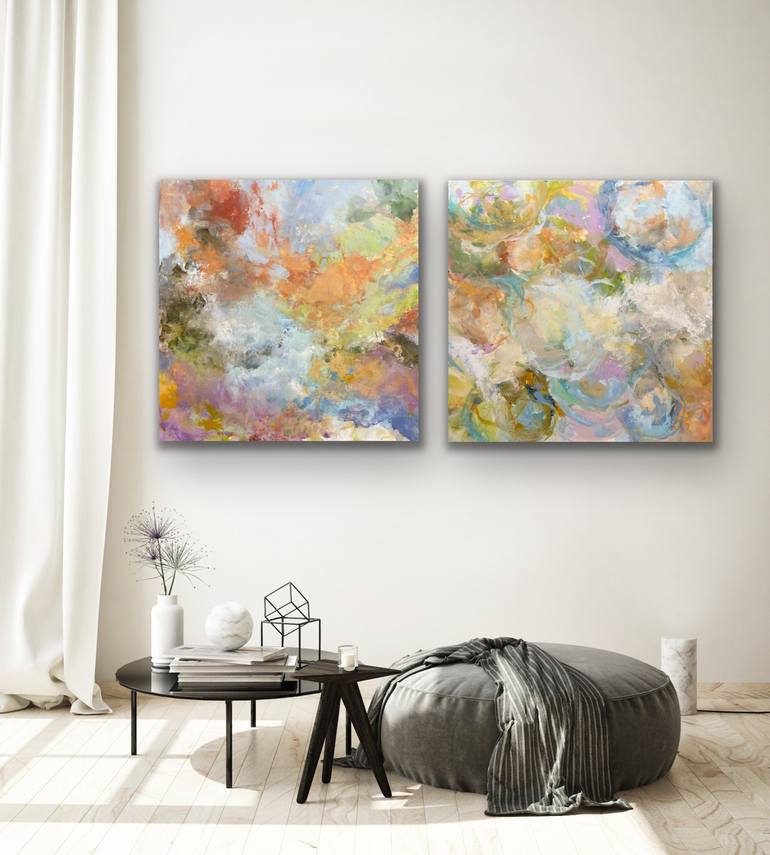 Original Abstract Painting by Miri Baruch