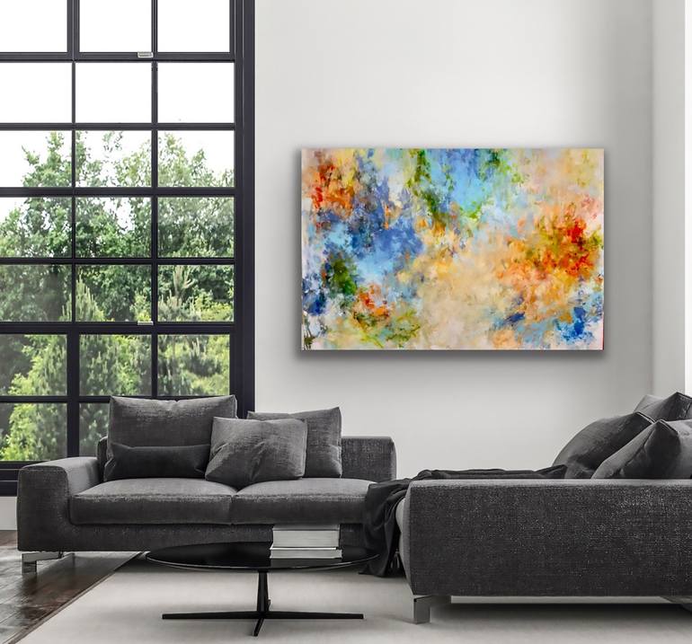 Original Abstract Painting by Miri Baruch