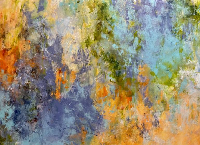 Original Abstract Painting by Miri Baruch