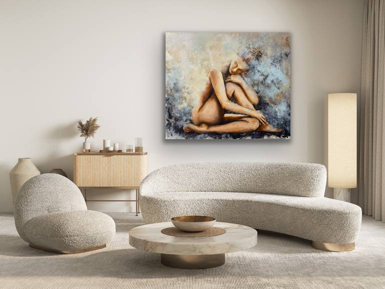 Original Nude Painting by Miri Baruch