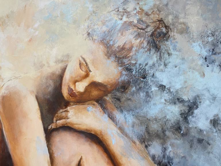 Original Nude Painting by Miri Baruch