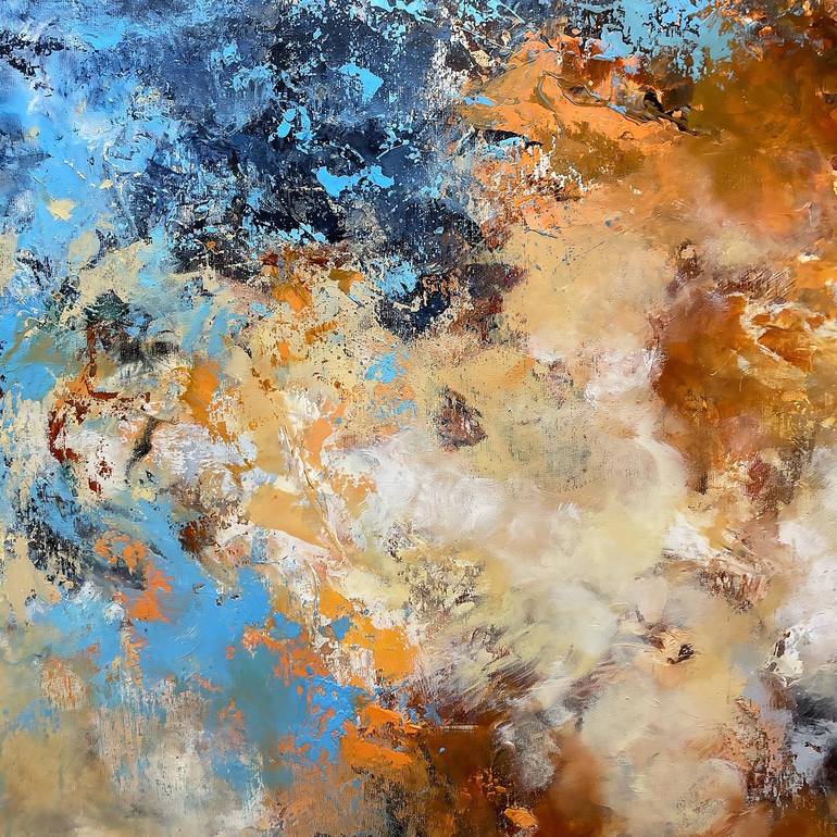 Original Conceptual Abstract Painting by Miri Baruch