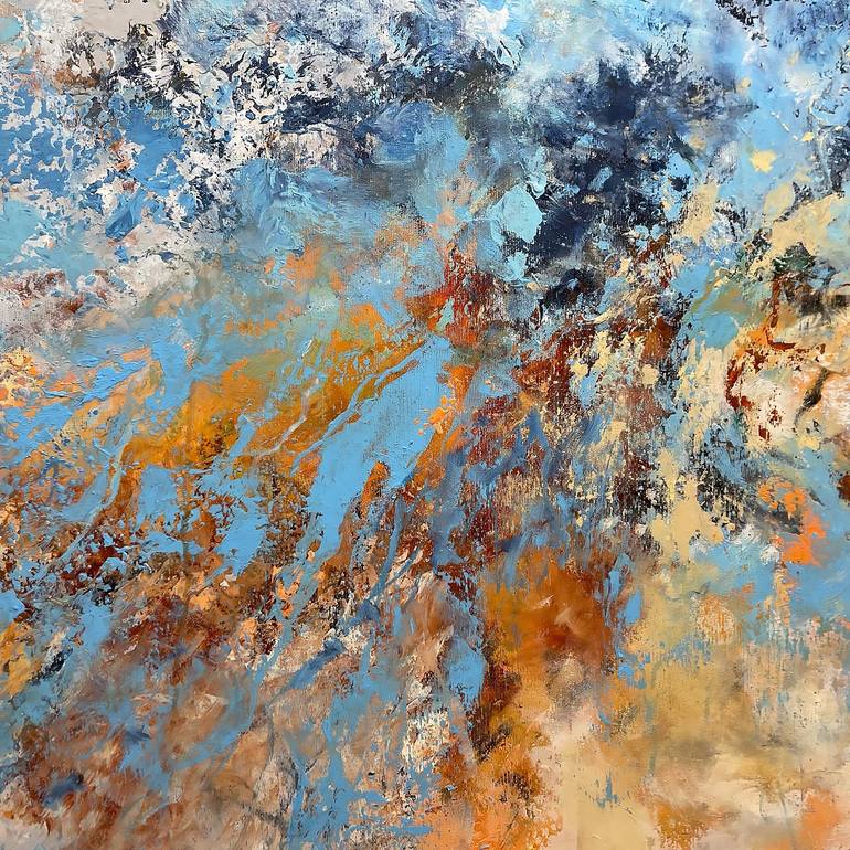 Original Conceptual Abstract Painting by Miri Baruch