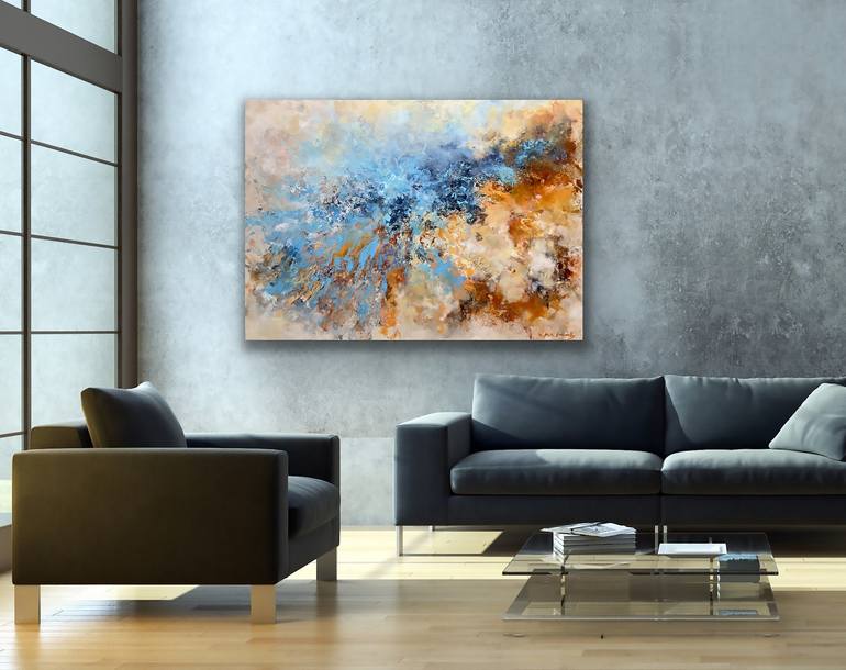 Original Conceptual Abstract Painting by Miri Baruch