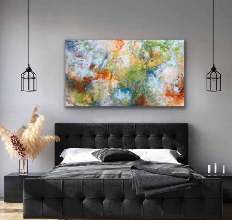 Original Abstract Painting by Miri Baruch