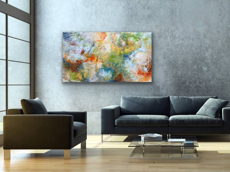 Original Abstract Painting by Miri Baruch