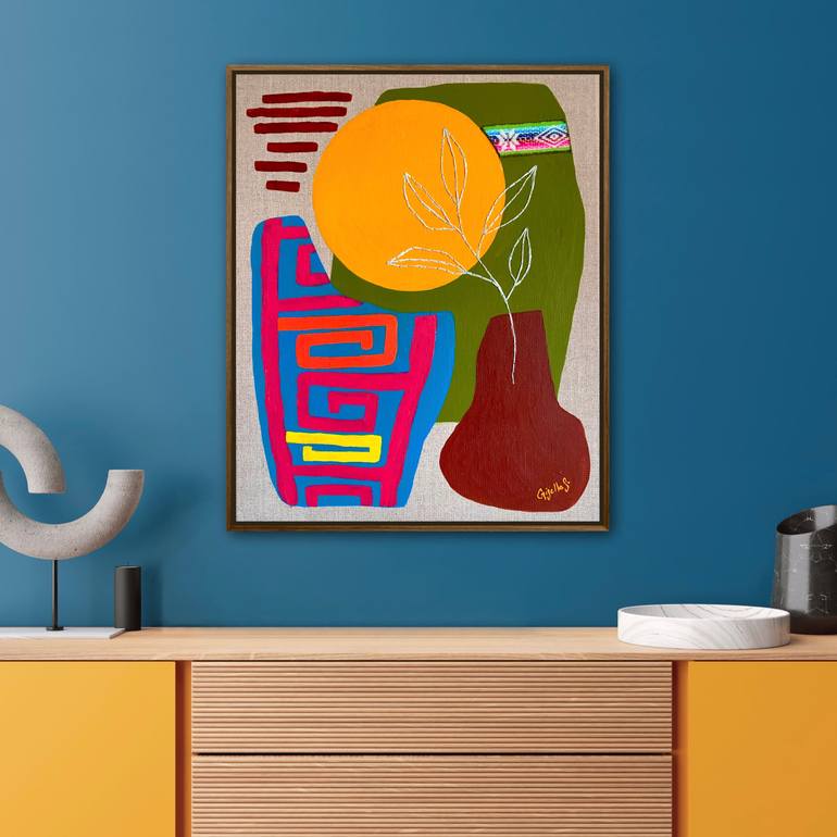 Original Contemporary Abstract Painting by Gisella Stapleton