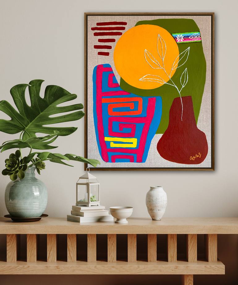 Original Contemporary Abstract Painting by Gisella Stapleton