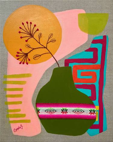 Print of Abstract Still Life Paintings by Gisella Stapleton